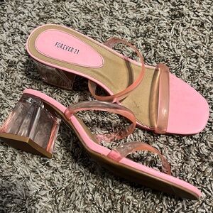 Pink heels